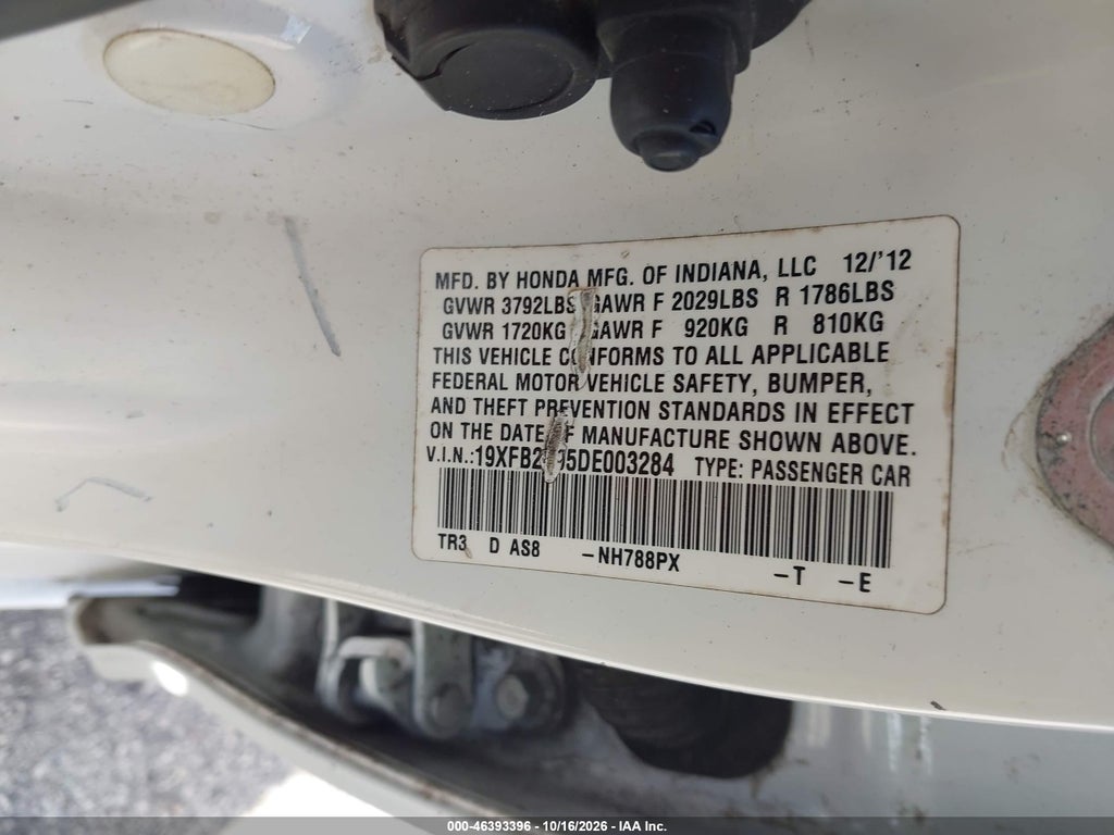 2013 Honda Civic EX-L photo 9