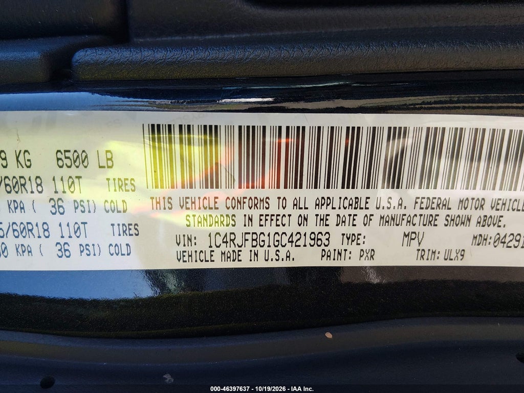 2016 Jeep Grand Cherokee Limited photo 9