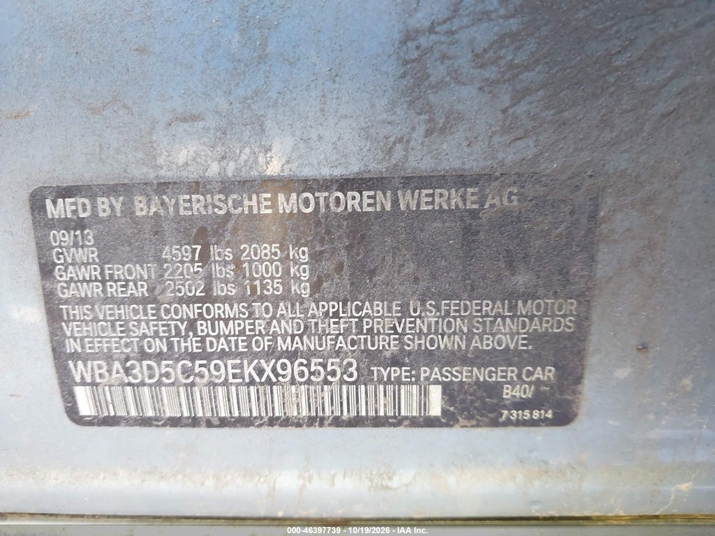 2014 BMW 328D Xdrive photo 9