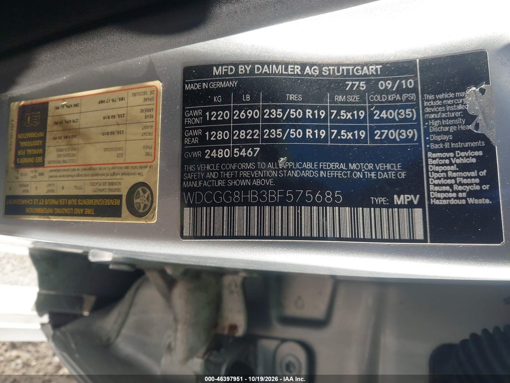 2011 Mercedes-Benz GLK 350 4MATIC photo 9