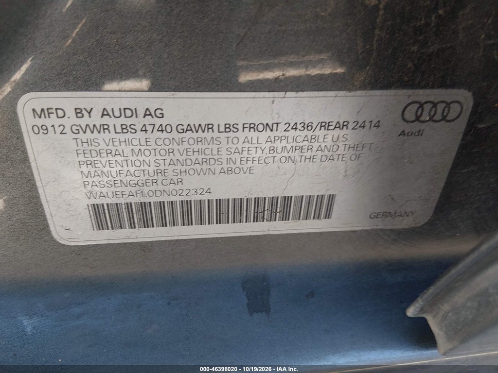 2013 Audi A4 2.0T Premium photo 9