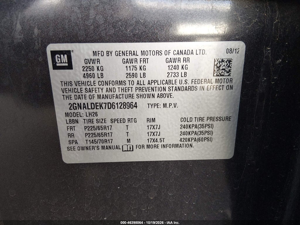 2013 Chevrolet Equinox 1LT photo 9