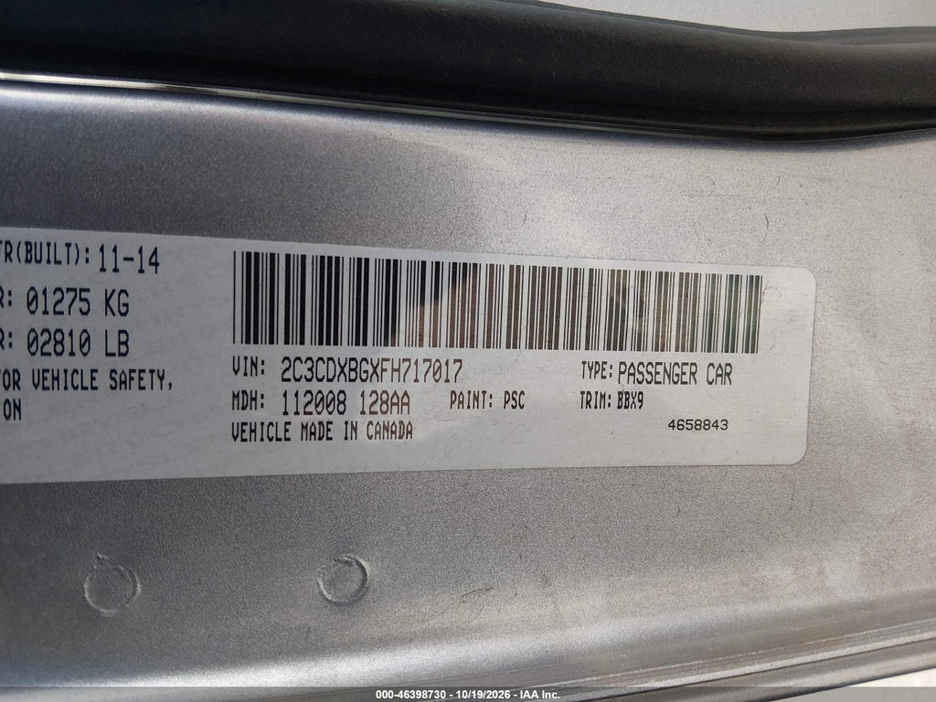 2015 Dodge Charger SE photo 9