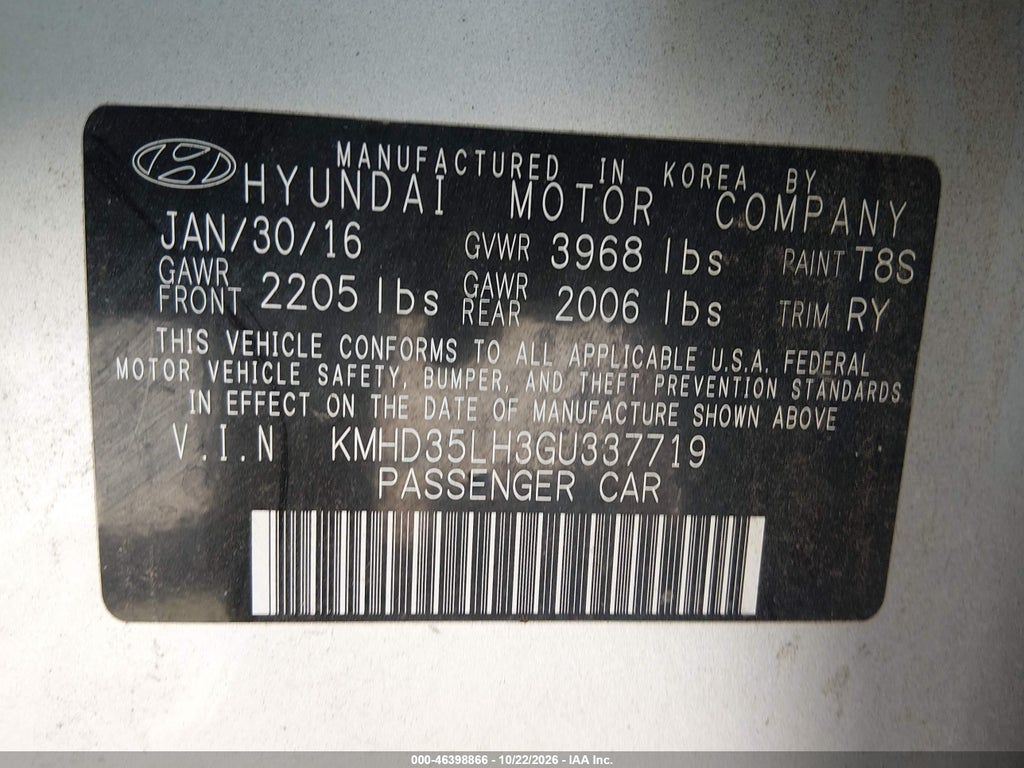 2016 Hyundai Elantra GT photo 9