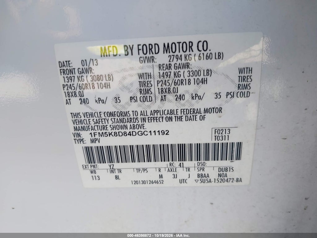 2013 Ford Explorer XLT photo 9