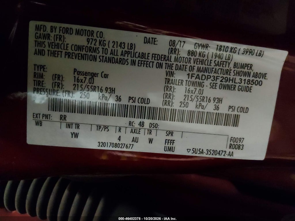 2017 Ford Focus SE photo 9