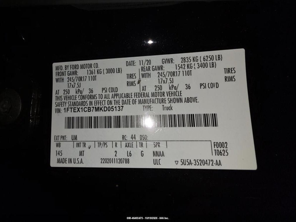 2021 Ford F-150 XLT photo 9