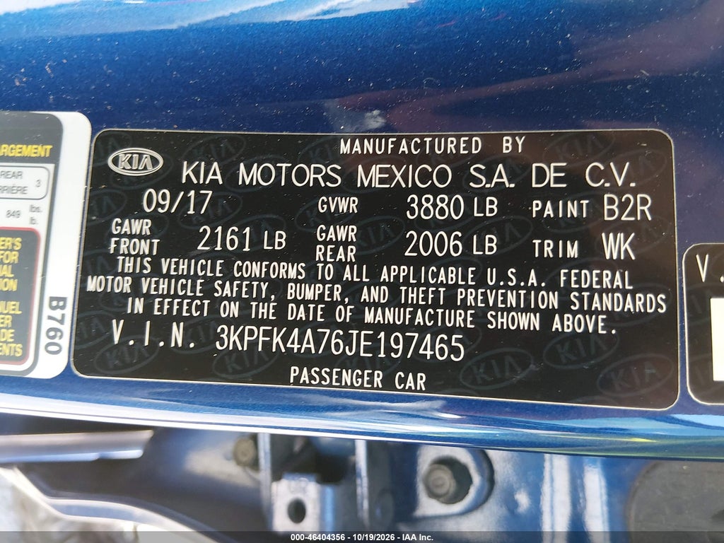 2018 Kia Forte LX photo 9