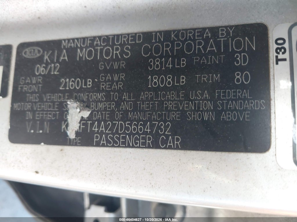 2013 Kia Forte LX photo 9