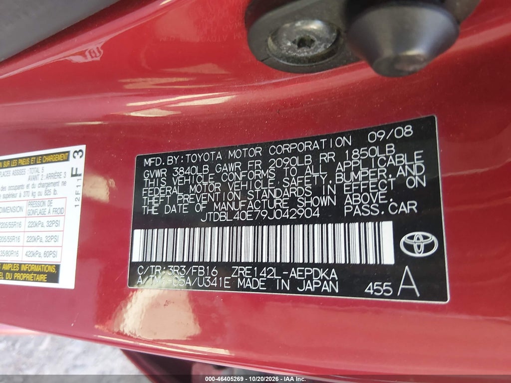 2009 Toyota Corolla LE photo 9