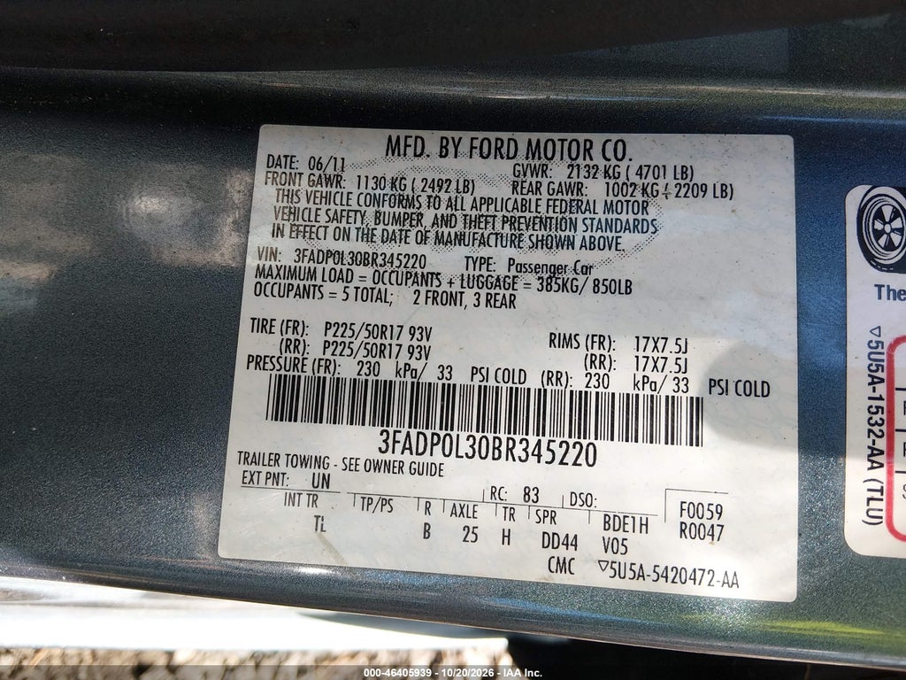 2011 Ford Fusion Hybrid photo 9