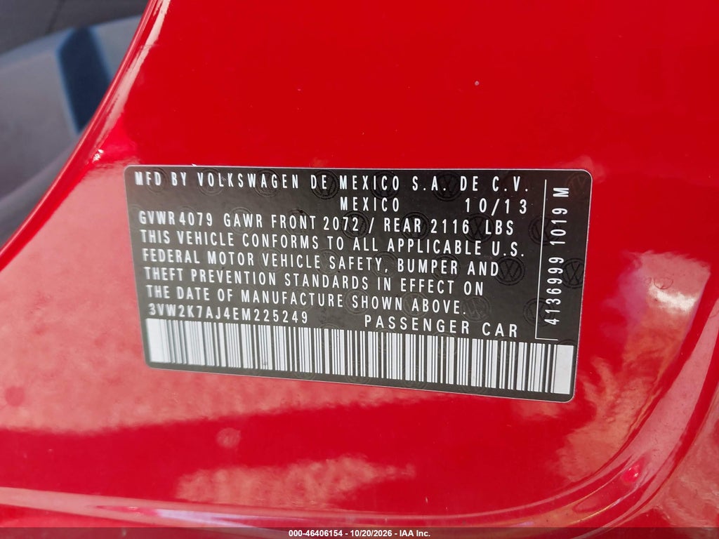 2014 Volkswagen Jetta 2.0L S photo 9
