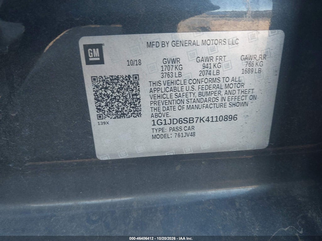 2019 Chevrolet Sonic LT Auto photo 9