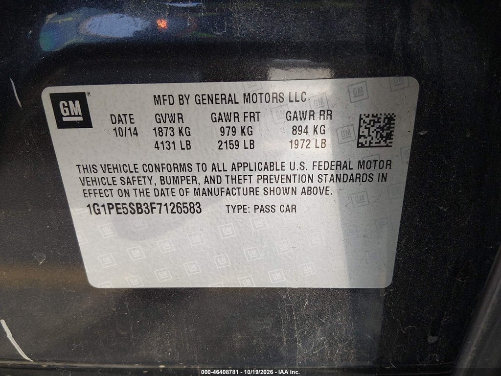 2015 Chevrolet Cruze 2LT Auto photo 9