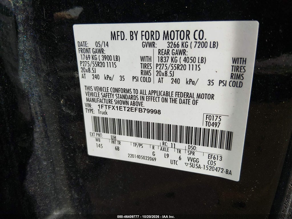 2014 Ford F-150 FX4 photo 9