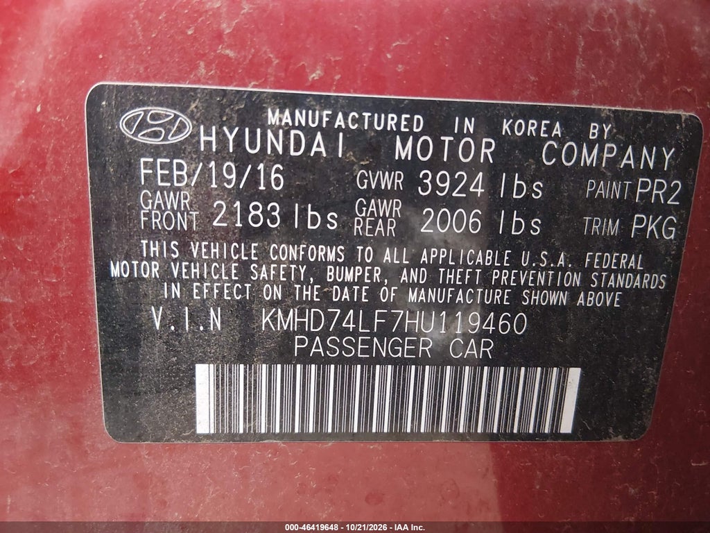 2017 Hyundai Elantra SE photo 9