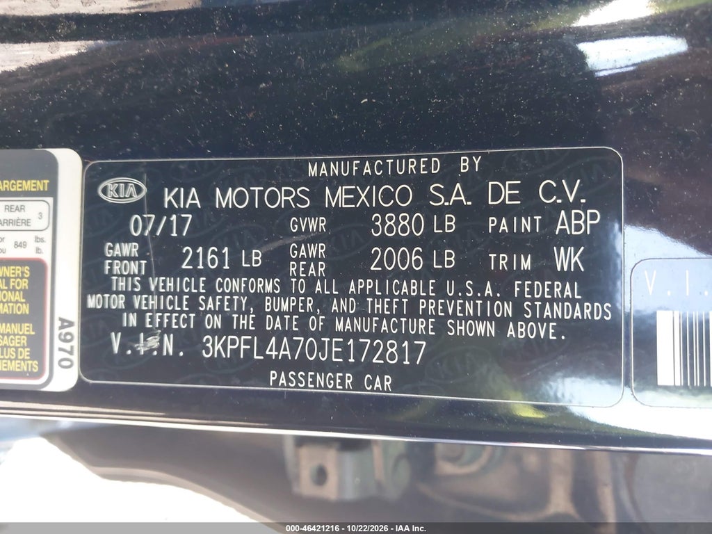 2018 Kia Forte LX photo 9