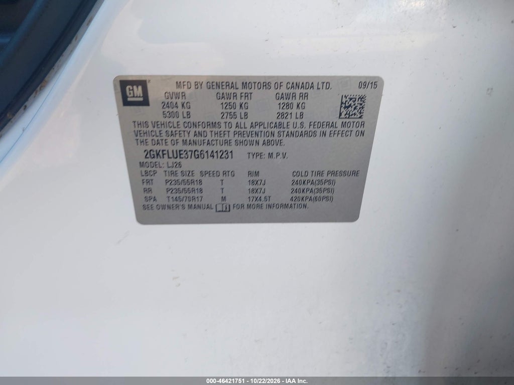2016 GMC Terrain SLT photo 9
