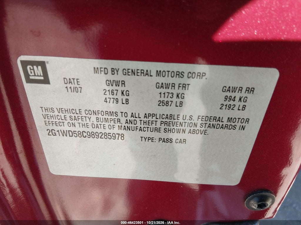 2008 Chevrolet Impala SS photo 9