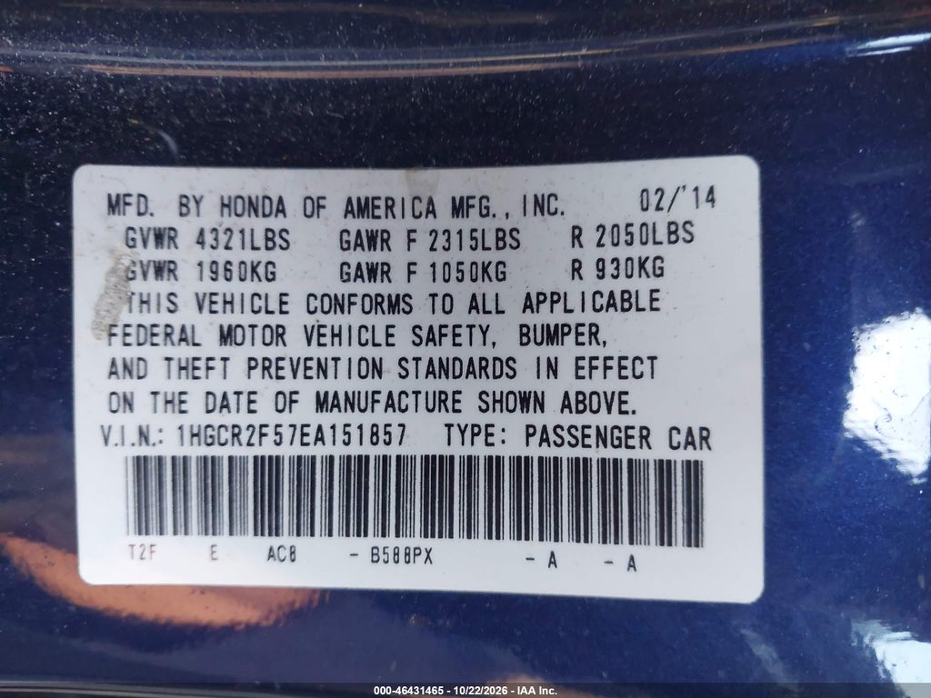 2014 Honda Accord Sport photo 9