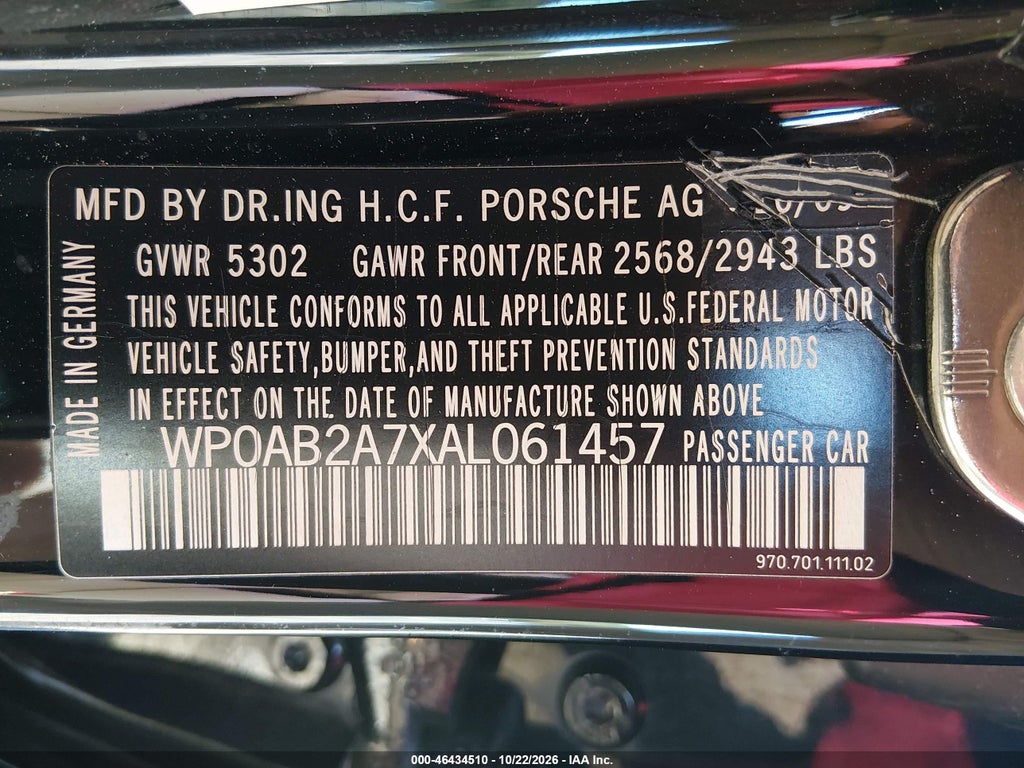 2010 Porsche Panamera S photo 9