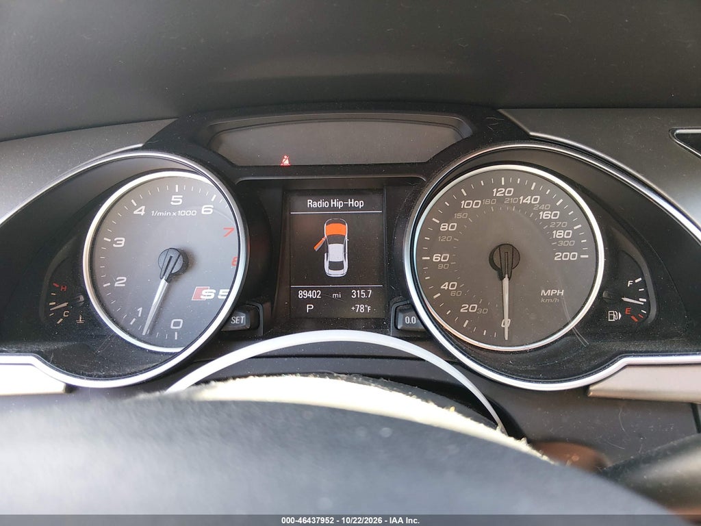 2009 Audi S5 4.2L photo 7