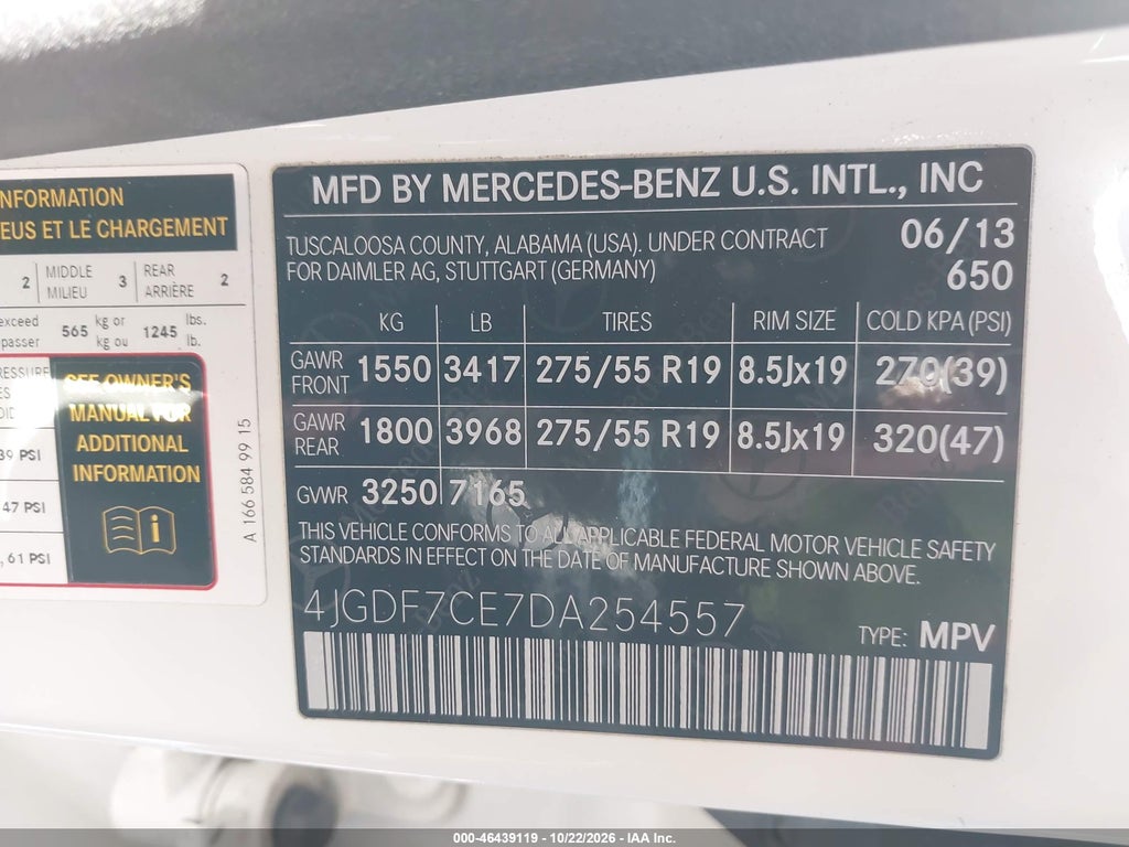 2013 Mercedes-Benz GL 450 4MATIC photo 9