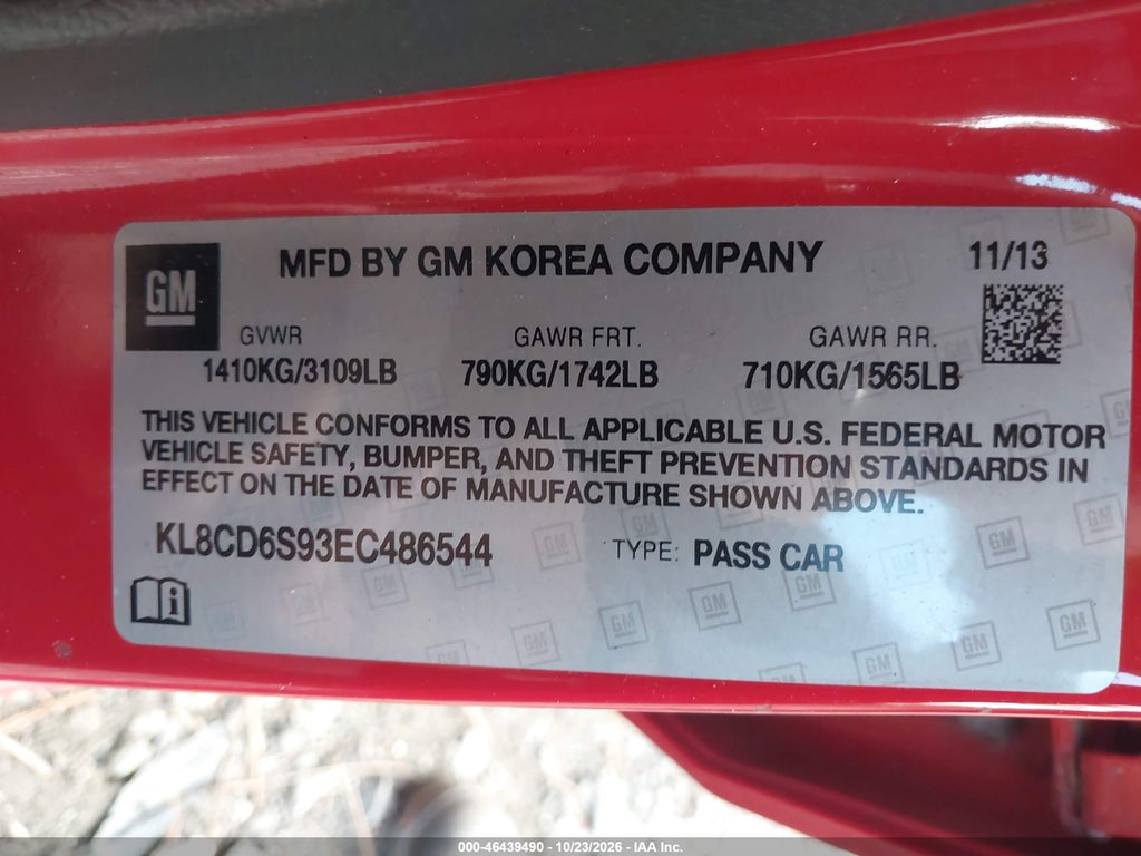 2014 Chevrolet Spark 1LT Auto photo 9