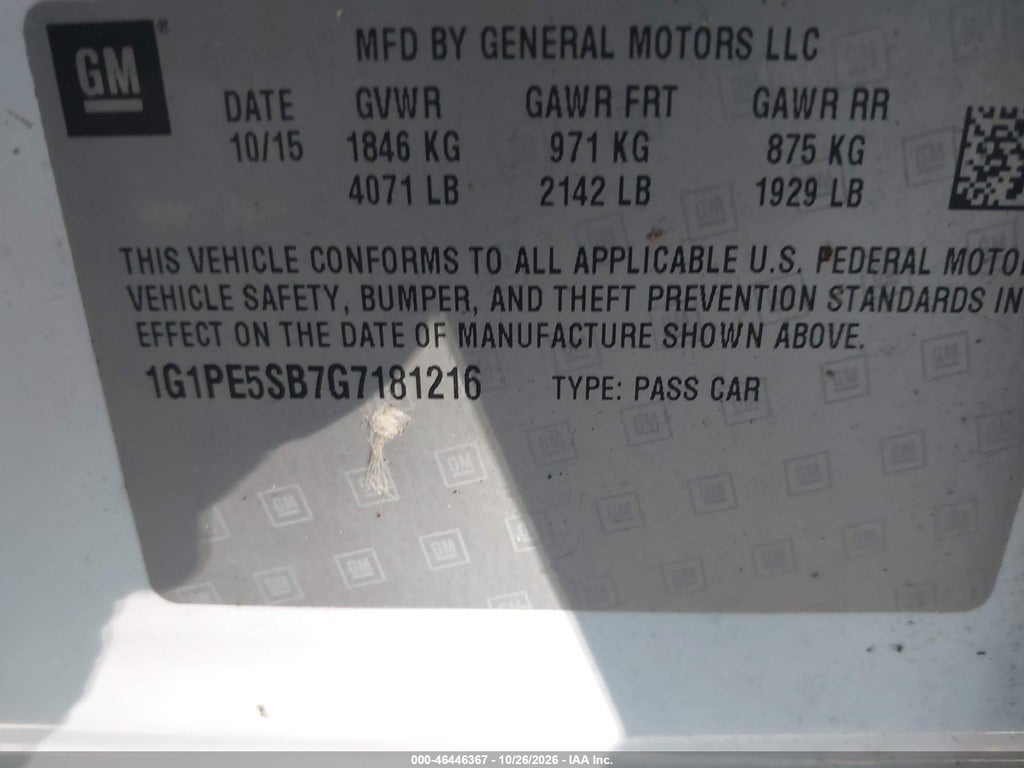 2016 Chevrolet Cruze Limited 1LT Auto photo 9