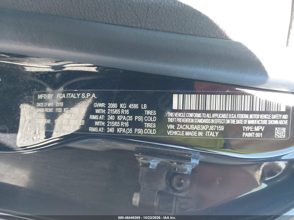 2019 Jeep Renegade Sport 4X4 photo 9