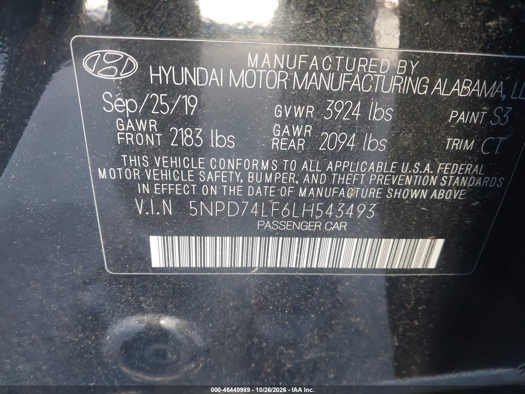 2020 Hyundai Elantra SE photo 9