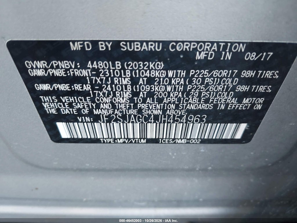 2018 Subaru Forester 2.5I Premium photo 9