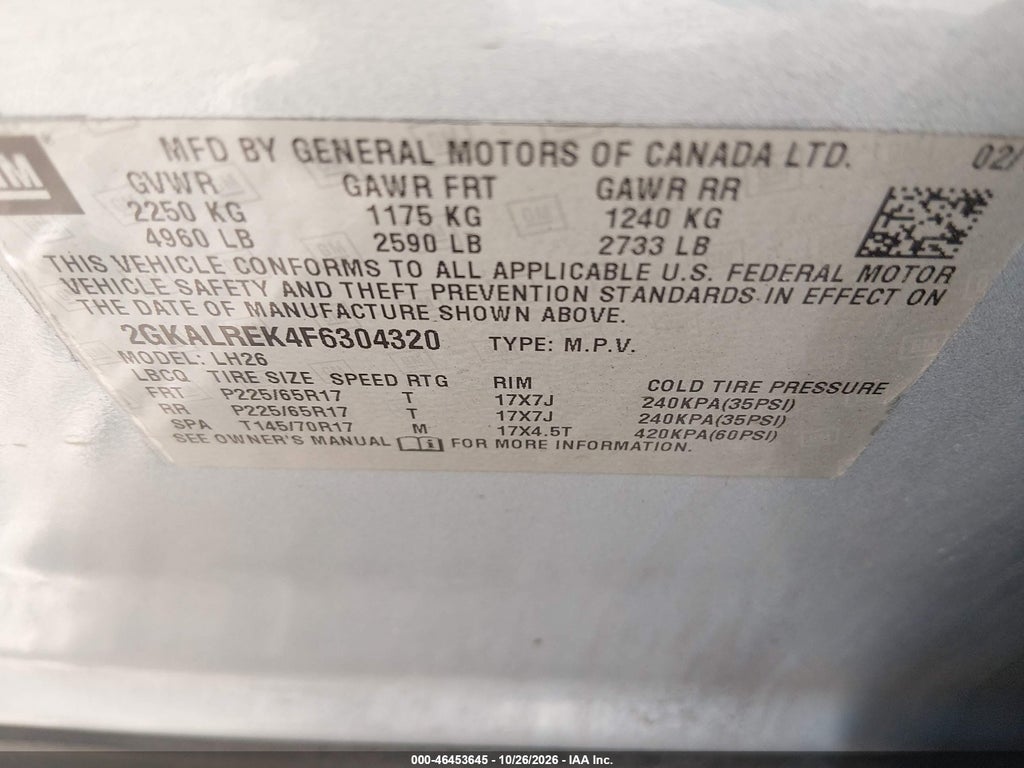 2015 GMC Terrain SLE-2 photo 9