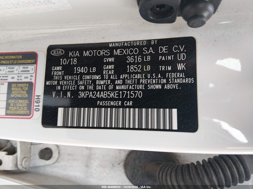 2019 Kia RIO S photo 9