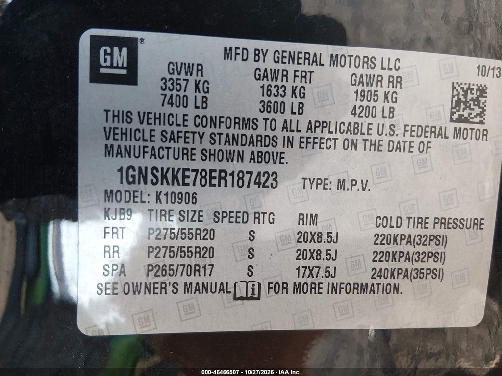 2014 Chevrolet Suburban 1500 LTZ photo 9