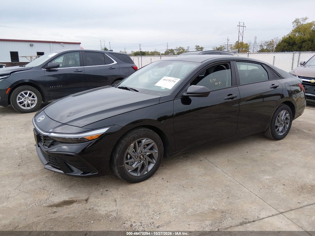 2026 Hyundai Elantra Hybrid Blue photo 2