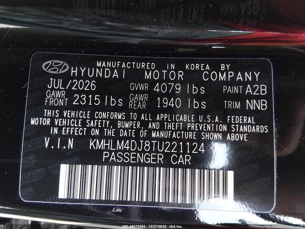 2026 Hyundai Elantra Hybrid Blue photo 9
