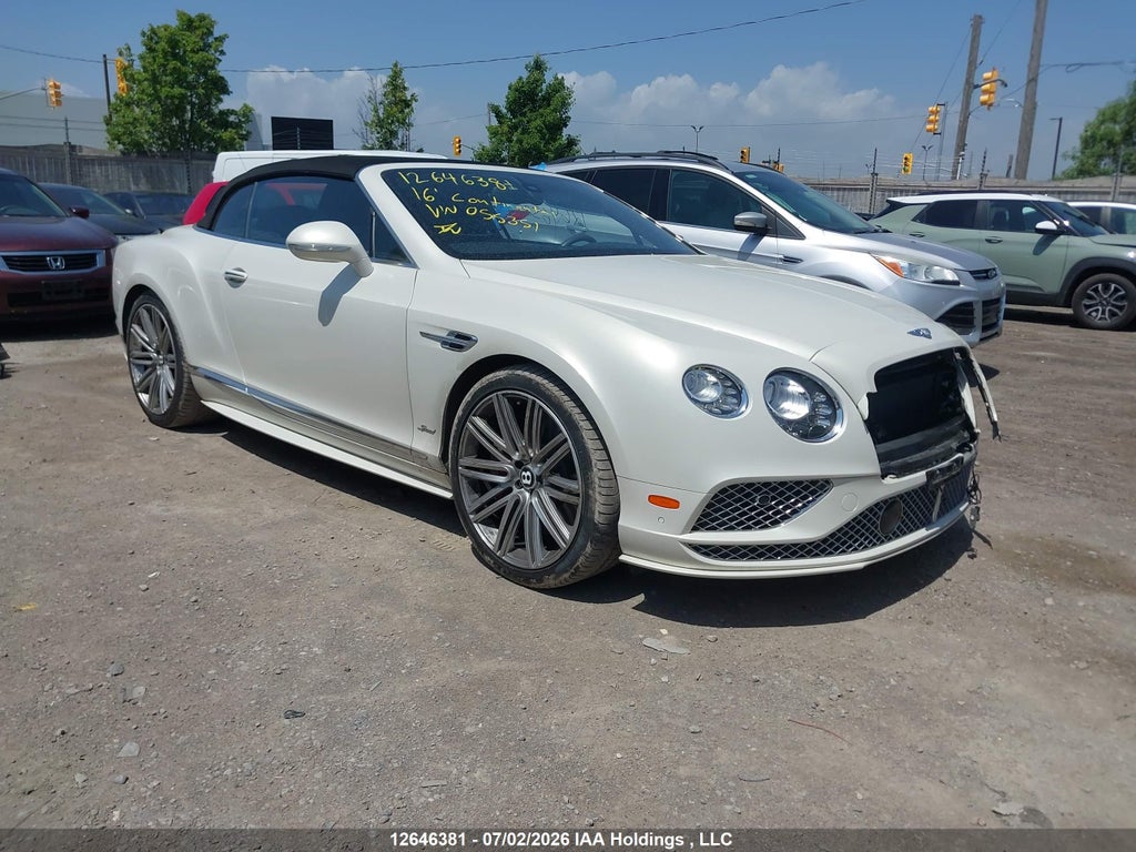 2016 BENTLEY CONTINENTAL GTC