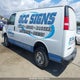 1GCWGAFPXN1269561 2022 Chevrolet Express Cargo Rwd 2500 Regular Wheelbase Wt auction photo thumbnail 3