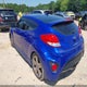 KMHTC6AE1EU192381 2014 Hyundai Veloster Turbo W/Black auction photo thumbnail 3