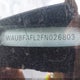 WAUBFAFL2FN026803 2015 Audi A4 2.0T Premium auction photo thumbnail 9