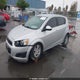 1G1JC6SBXF4126843 2015 Chevrolet Sonic Lt Auto auction photo thumbnail 2