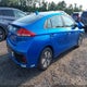 KMHC65LC3HU030740 2017 Hyundai Ioniq Hybrid Blue auction photo thumbnail 4