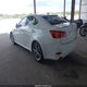 JTHBK262182068006 2008 Lexus Is 250 auction photo thumbnail 3