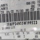 1FAFP34N55W199523 2005 Ford Focus Zx4 auction photo thumbnail 9