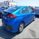 KMHC65LC8HU054550 2017 Hyundai Ioniq Hybrid Blue auction photo thumbnail 4