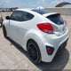 KMHTC6AE9EU188997 2014 Hyundai Veloster Turbo W/Black auction photo thumbnail 3