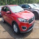 5XYPG4A54JG398093 2018 Kia Sorento 3.3L Lx auction photo thumbnail 1