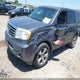 5FNYF3H56EB021673 2014 Honda Pilot Ex-L auction photo thumbnail 2