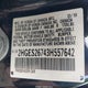 2HGES26743H557642 2003 Honda Civic Ex auction photo thumbnail 9